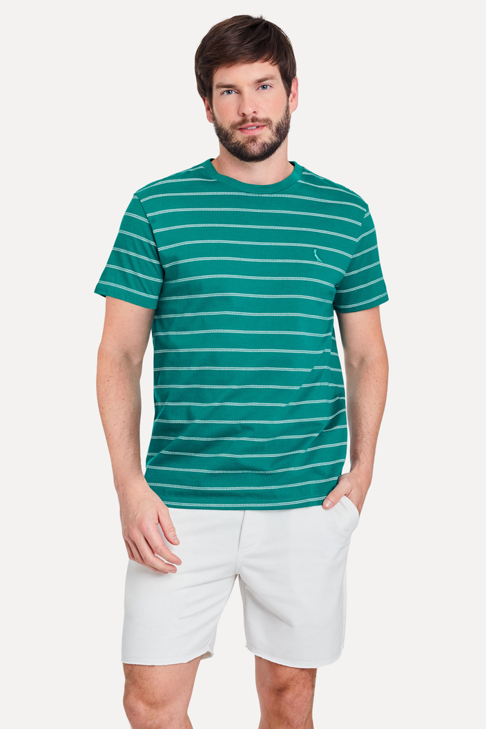 Camiseta Verde Reserva Listra Maquinetada