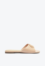 Sandália Mule Rosa Claro Schutz Couro