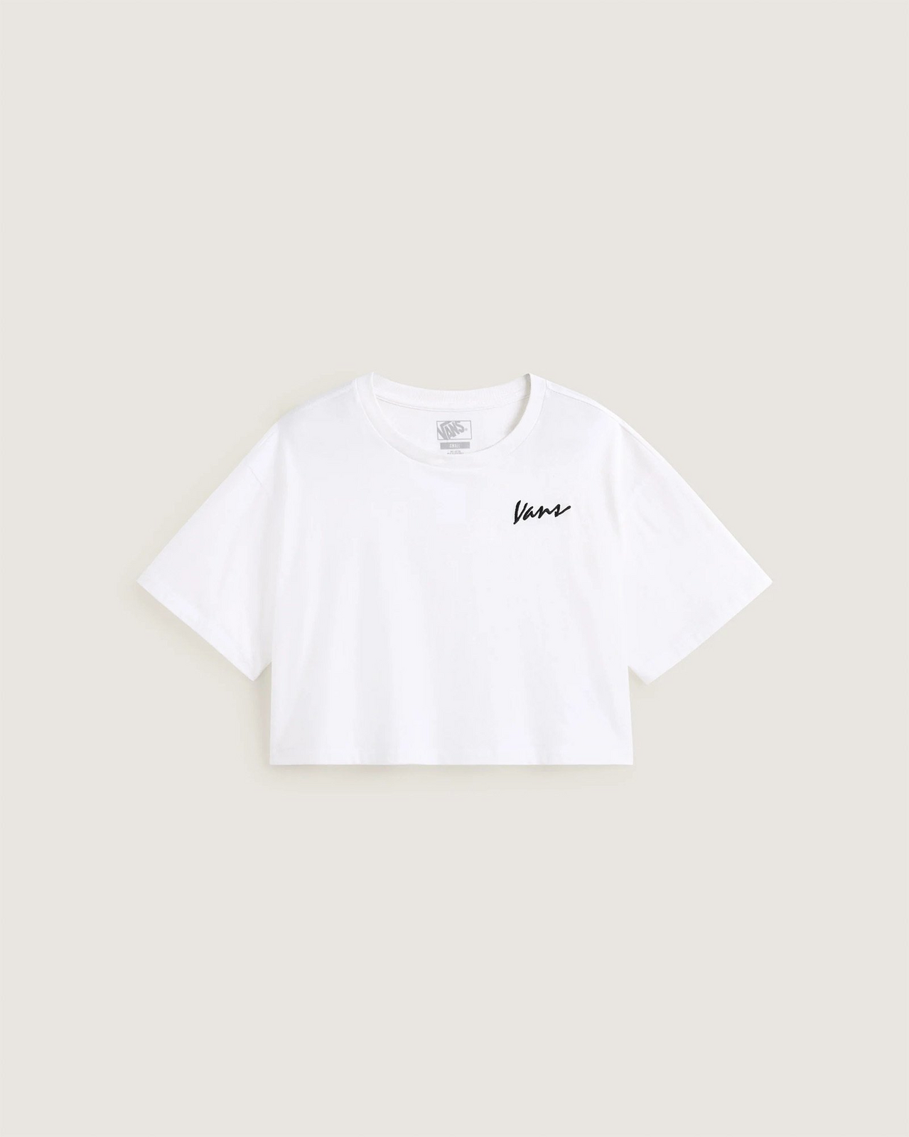 Camiseta Manga Curta Baby Tee Classic Script White | ZZ MALL