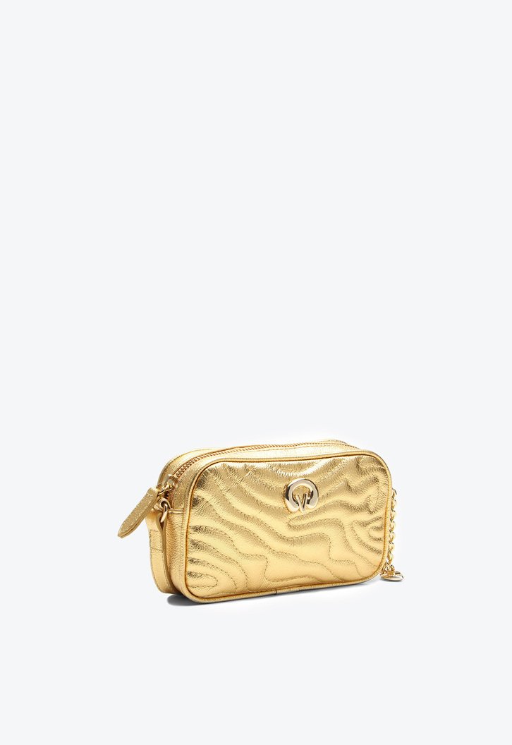 Bolsa Tiracolo Tamara Pequena Dourada