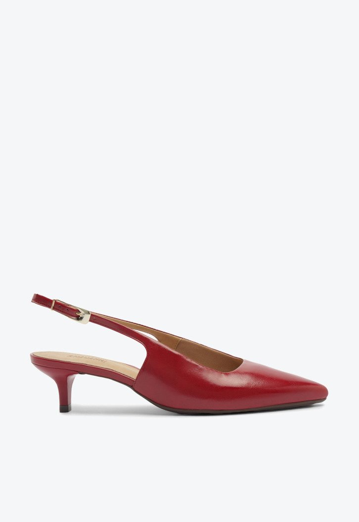 Scarpin Salto Fino Vermelho