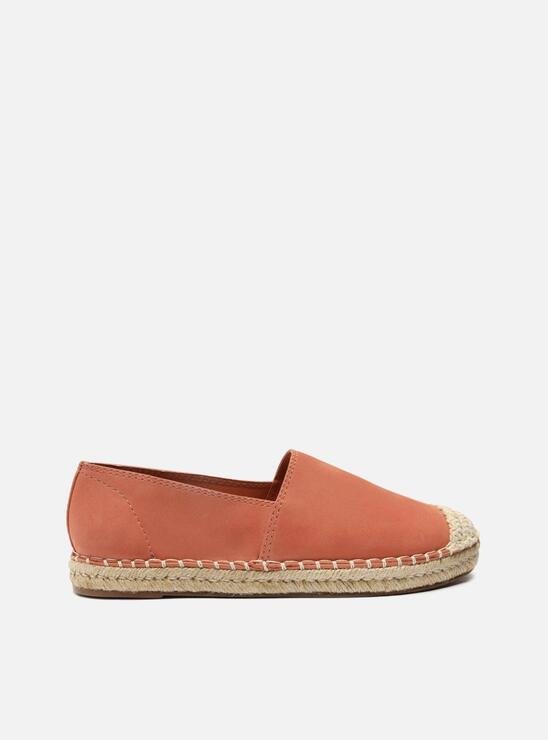 Espadrille Rosa Arezzo Nobuck Rasteira Corda