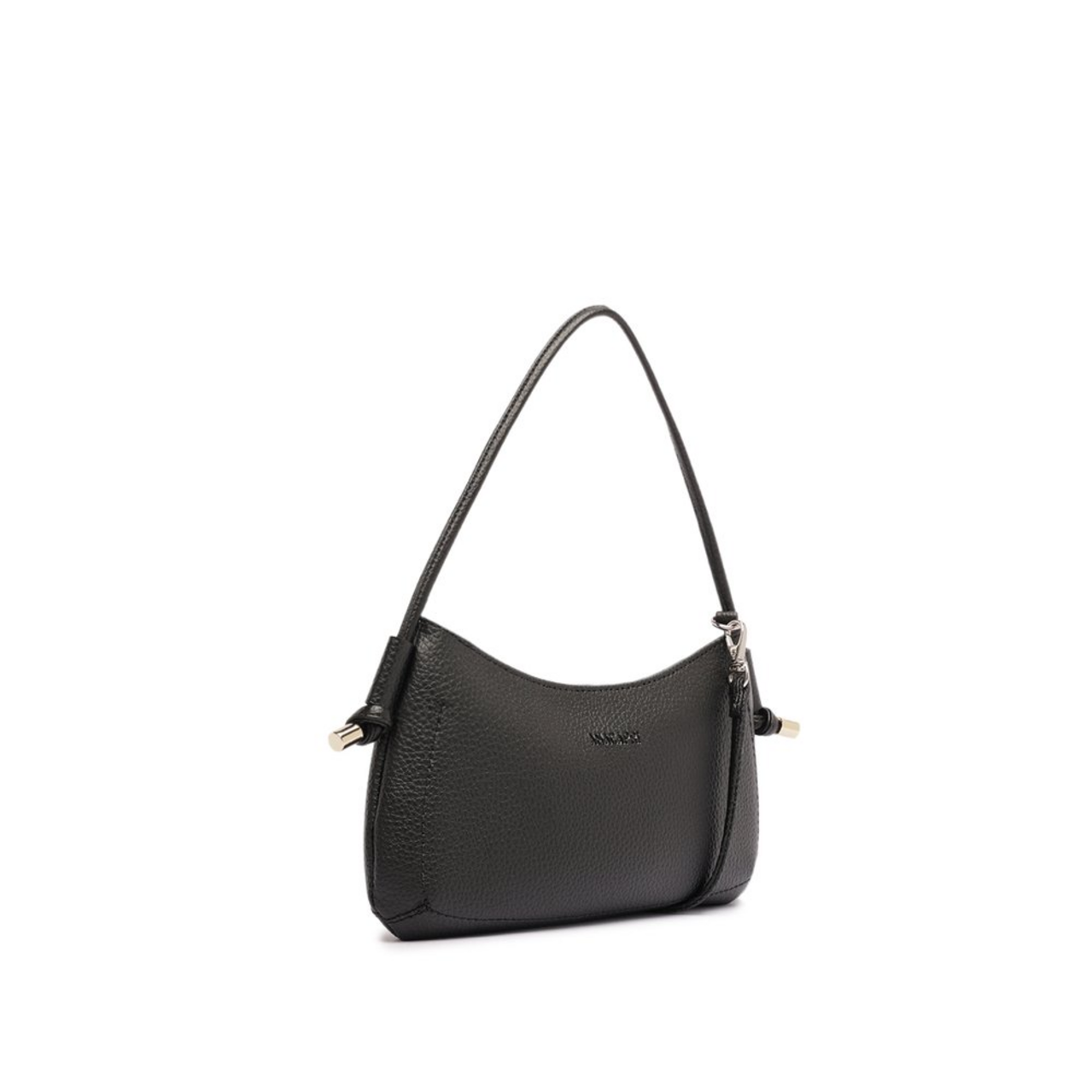 Bolsa Tiracolo Média Baguete Box Preta | ZZ MALL