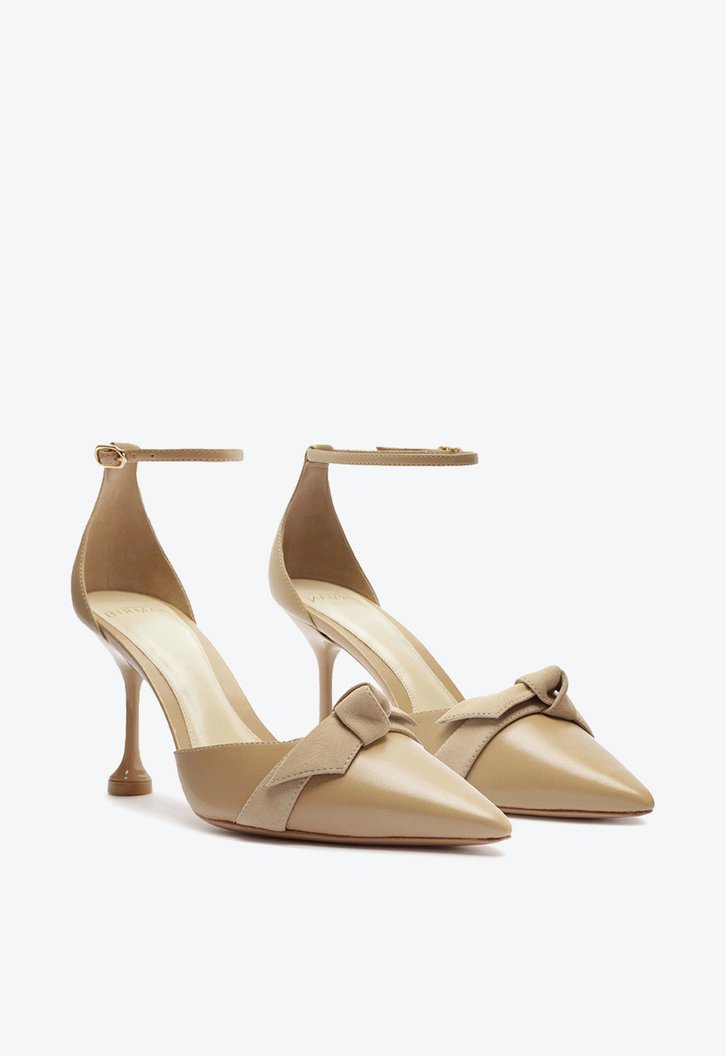 Clarita Flare Pump 85 Semolina