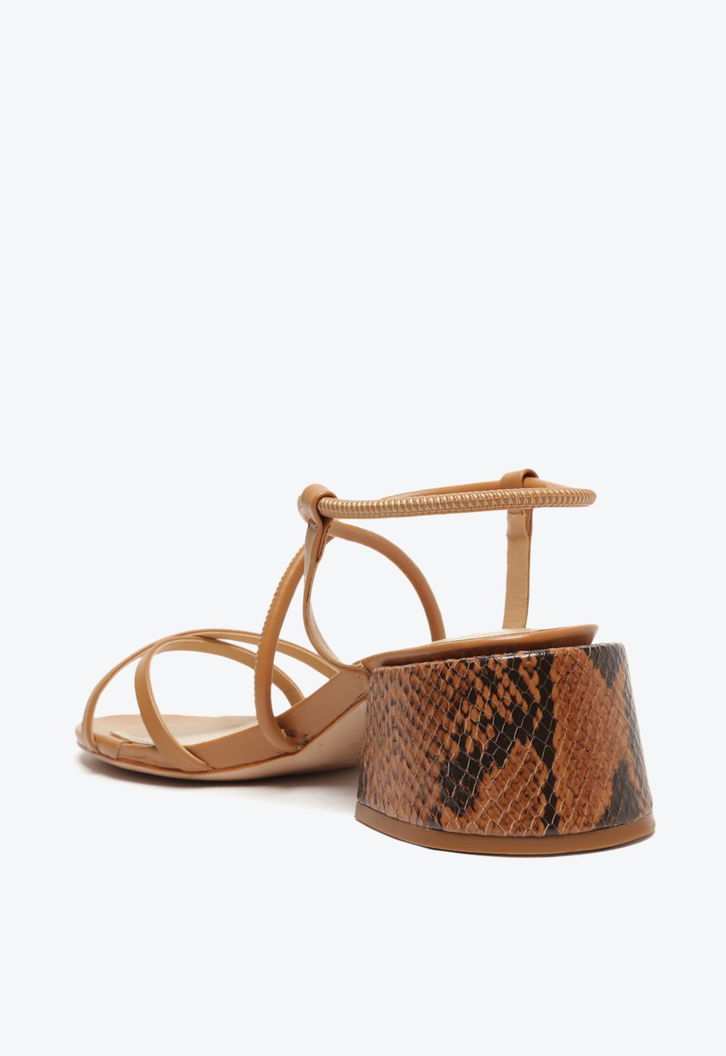 Sandália Schutz Ecower Rich Tan