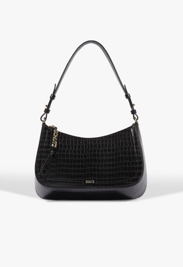 Bolsa Shoulder Tina Média Preta | ZZ MALL