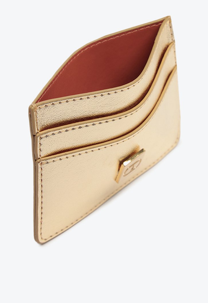 Porta Cartão Pequeno Dourado