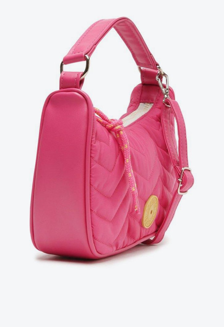 Bolsa Rosa Anacapri Baguete Matelassê Nylon