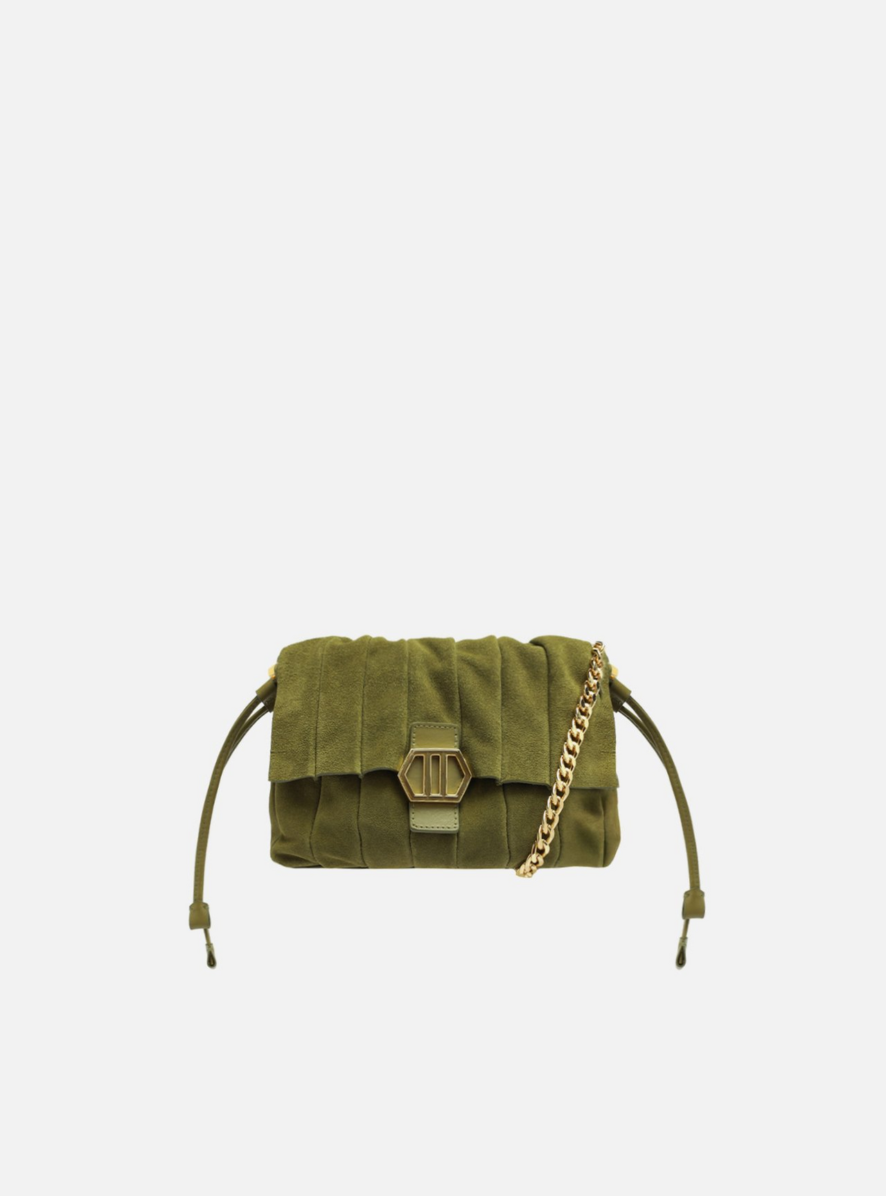 Bolsa Verde Média Alça Dourada | ZZ MALL