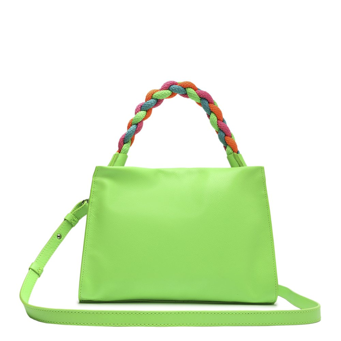 neon green tote bolsa