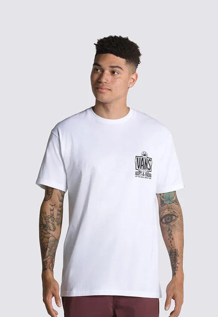 Camiseta Vans Adopted A Friend Ss White