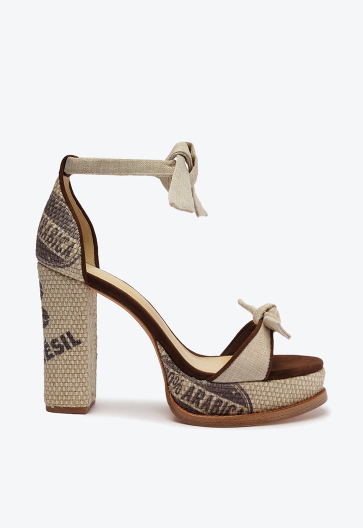 Clarita Platform Natural/Mousse