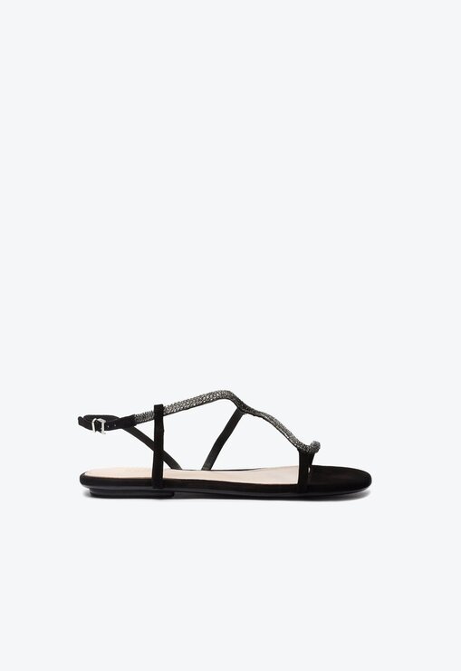 SANDÁLIA RASTEIRA PRETO SCHUTZ STUDS GLAM