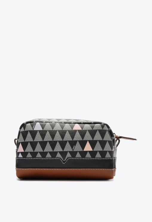 Bolsa Preta Schutz Necessaire Triangle