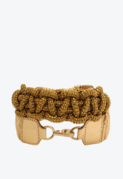 Cinto Dourado Schutz Sparkle Couro