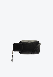 Bolsa Tiracolo Preta Schutz Pequena Agatha Couro