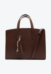 Bolsa Tote Marrom Anacapri Grande Chaveiro Barbicacho