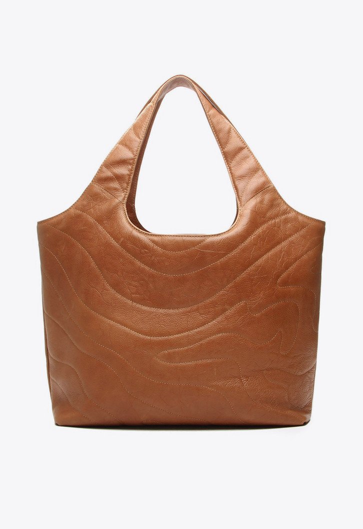 Bolsa Shopping Pietra Grande Marrom