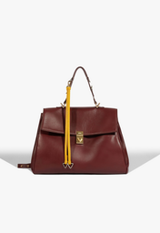 Bolsa Tote The Coolest Bag Couro Vinho