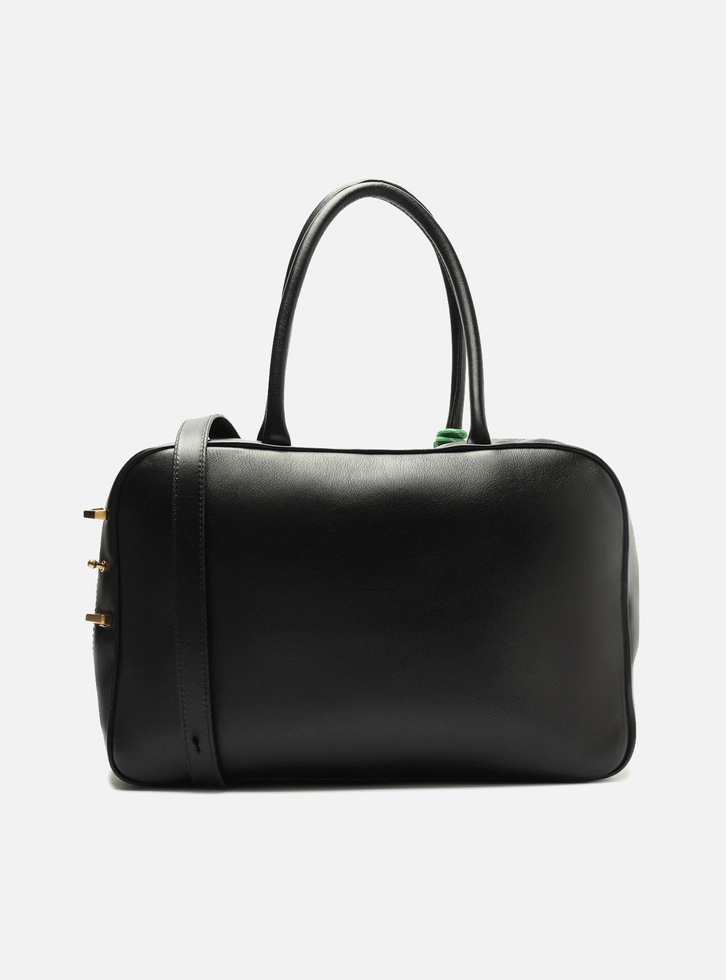 福袋 Bolsa Tote Preta Verde Arezzo Couro Grande Charm | ZZ MALL バッグ