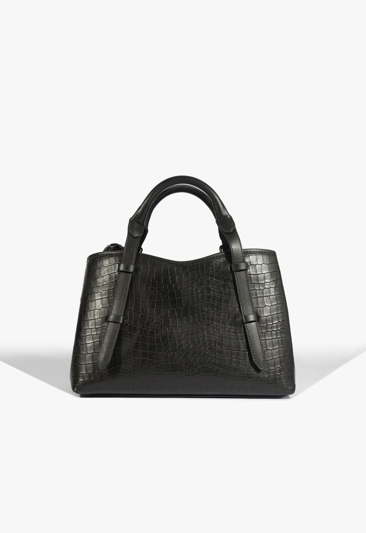 Bolsa Tiracolo Maeve Croco Preta | ZZ MALL