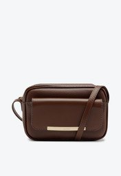 Bolsa Tiracolo Média Com Bolso Valentina Marrom