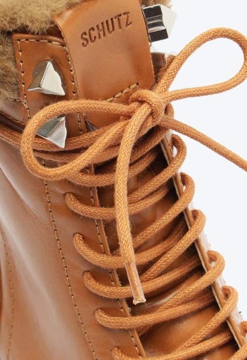 Bota Couro Pelo Marrom