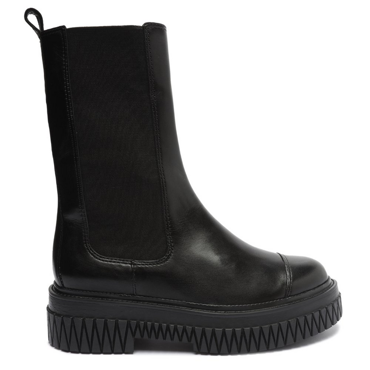 [PRE ORDER] PRETA SCHUTZ BOTA CHELSEA CANO MÉDIO LINCOLN COURO