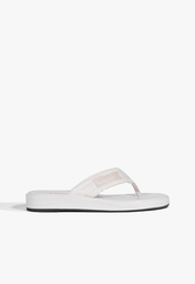 Chinelo Branco Schutz Zoe Couro