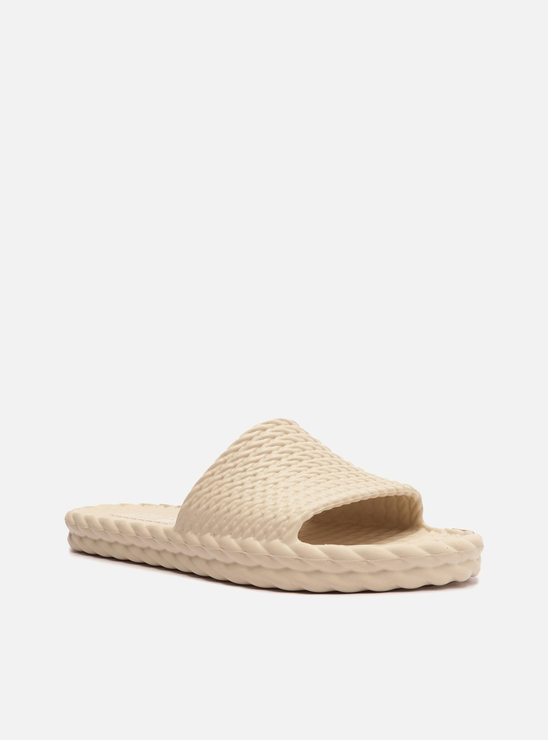 Chinelo Slide Off-white Brizza Marrocos