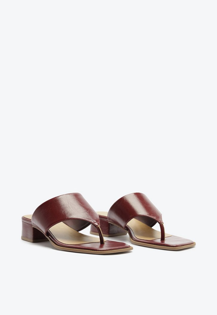 Sandália Mule Gaspéa Regular Roxo