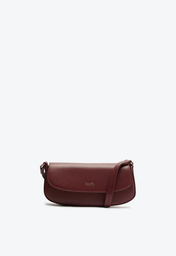 Bolsa Mini Tiracolo Vinho Schutz Baguette Esther Couro