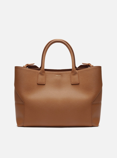 Bolsa Tote Marrom Arezzo Grande Recortes | ZZ MALL