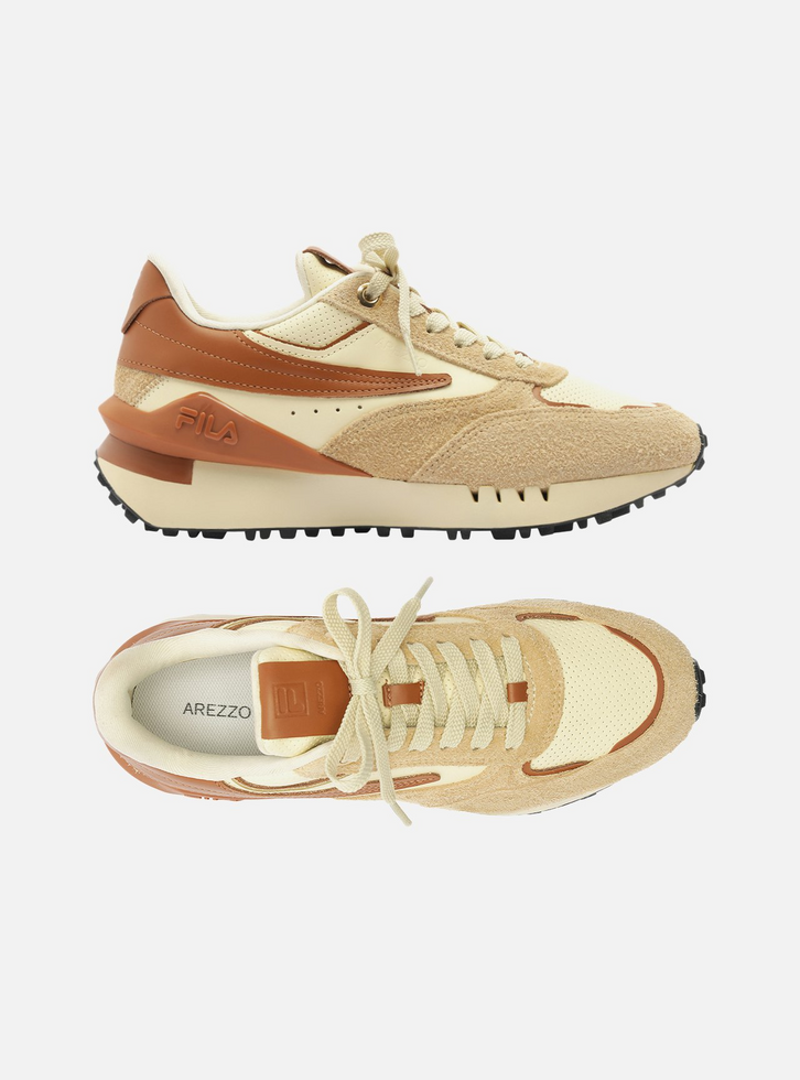 Tênis Bege Sport Arezzo Fila