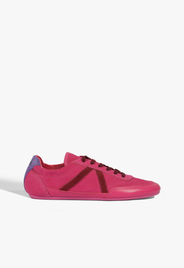 Tênis Retro 95 Couro Camurça Pink